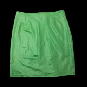 NEON GREEN MINI SKIRT